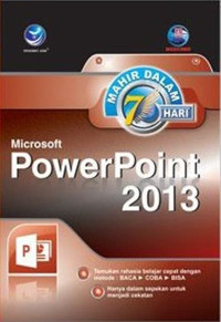 Image of Mahir dalam 7 hari Microsoft PowerPoint 2013