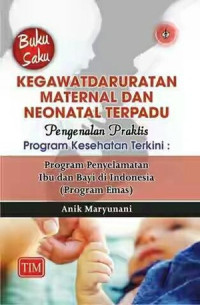 Image of Buku Saku Kegawatdaruratan Maternal Dan Neonatal Terpadu
