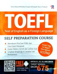 Image of TOEFL Test English as a Foreign Language