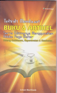 Image of Teknik Membuat Buku & Artikel Serta Editingnya Menggunakan adibe Page maker Bidang Kebidanan, Keperawatan & Kesehatan