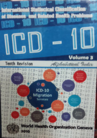 Image of ICD - 10 volume 3