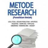 Image of Metode Research (Penelitian Ilmiah)