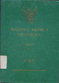 Image of Materia Medika Indonesia Jilid II 1978