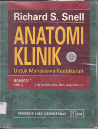 Image of Anatomi klinik untuk mahasiswa kedokteran