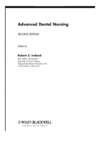 Image of E-Book Advanced Dental Nursing