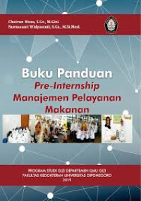 Image of E-Book BUKU PANDUAN PRE-INTERNSHIP MANAJEMEN PELAYANAN MAKANAN