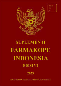 Image of E-Book Farmakope Indonesia Suplemen II Edisi VI  2023
