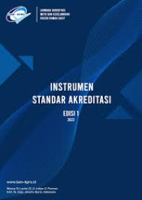 Image of E-Book INSTRUMEN STANDAR AKREDITASI Edisi 1 Tahun 2022