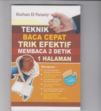 Image of Teknik baca cepat trik efektif membaca 2 detik 1 halaman