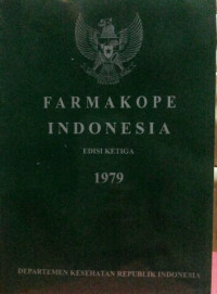 Image of Farmakope Indonesia edisi ketiga 1979