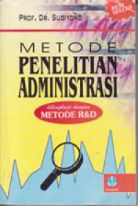 Image of Metode penelitian administrasi